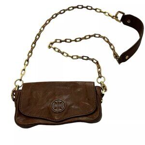 Tory Burch Brown Leather Crossbody Bag